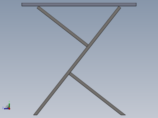 花园桌、工作桌、书桌右视缩略图