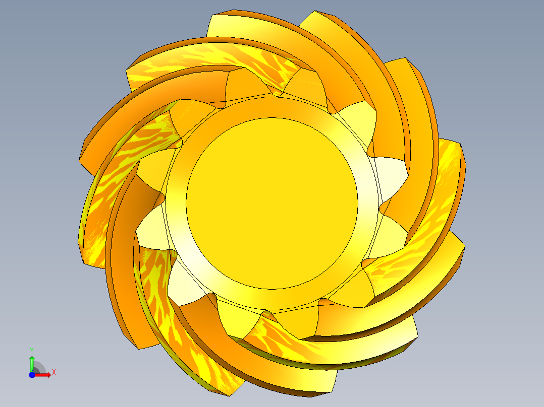 P042-汽车行星齿轮分动器设计【分动箱】前视图