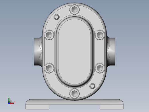 齿轮泵（sw11+爆炸图）前视缩略图