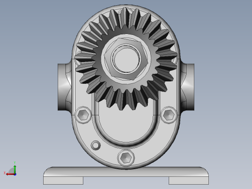 齿轮泵（sw11+爆炸图）后视缩略图