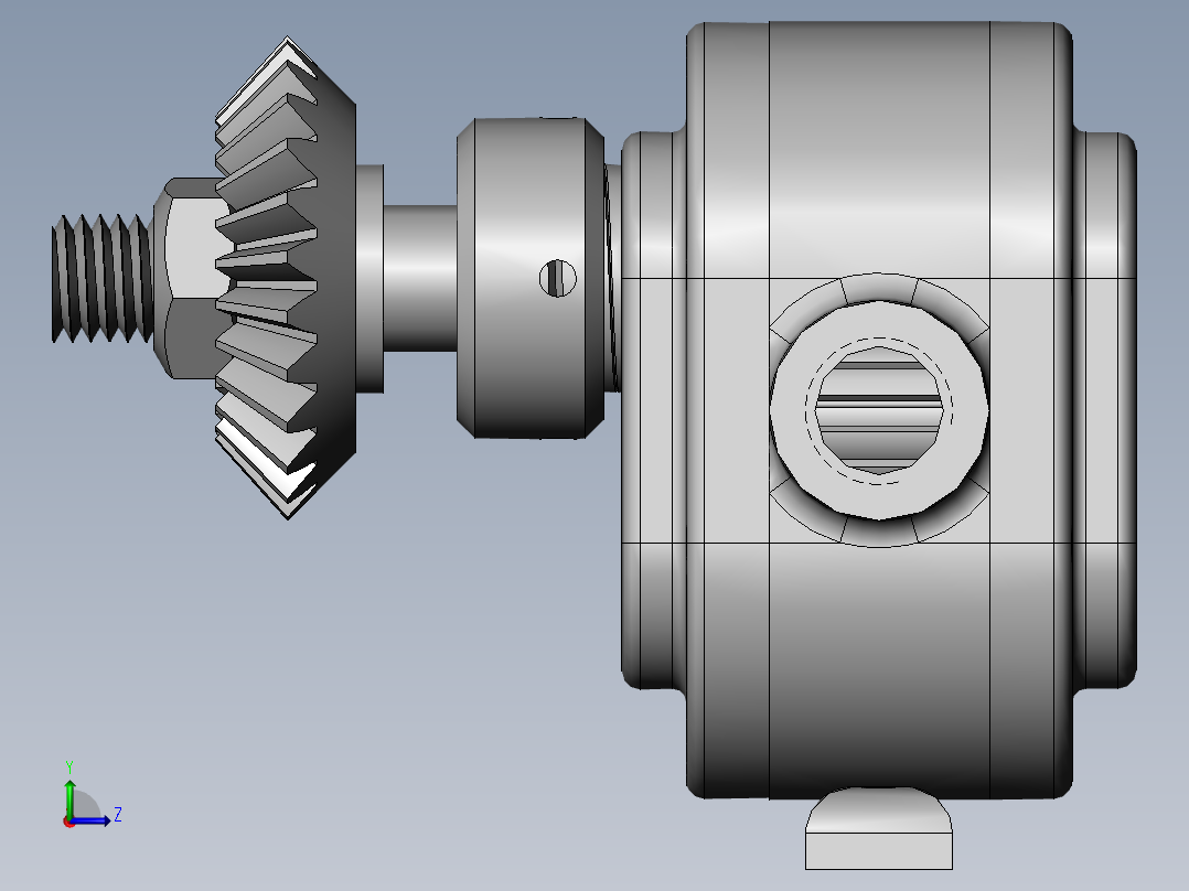 齿轮泵（sw11+爆炸图）左视图