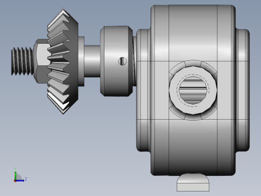 齿轮泵（sw11+爆炸图）左视缩略图