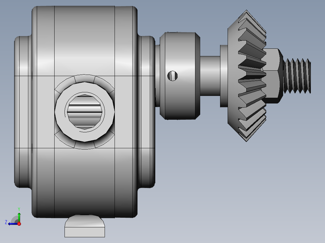 齿轮泵（sw11+爆炸图）右视图