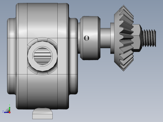 齿轮泵（sw11+爆炸图）右视缩略图