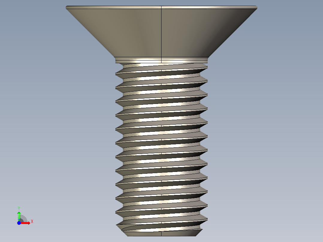 Screw_ISO_10642_M10x25_A2.STEP前视图