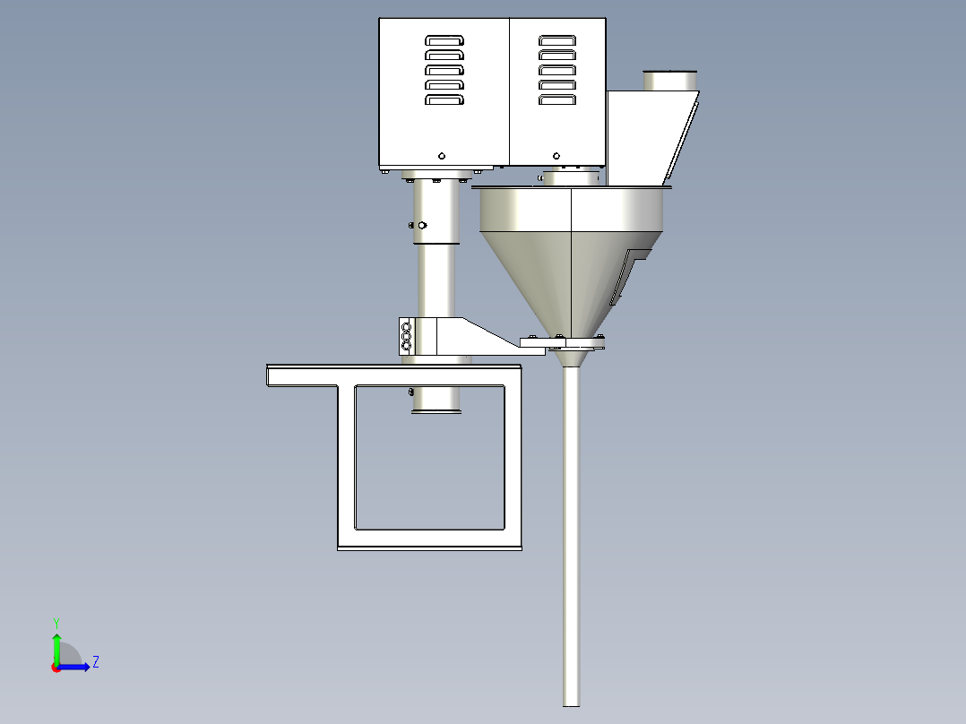 伺服螺旋填料左视图