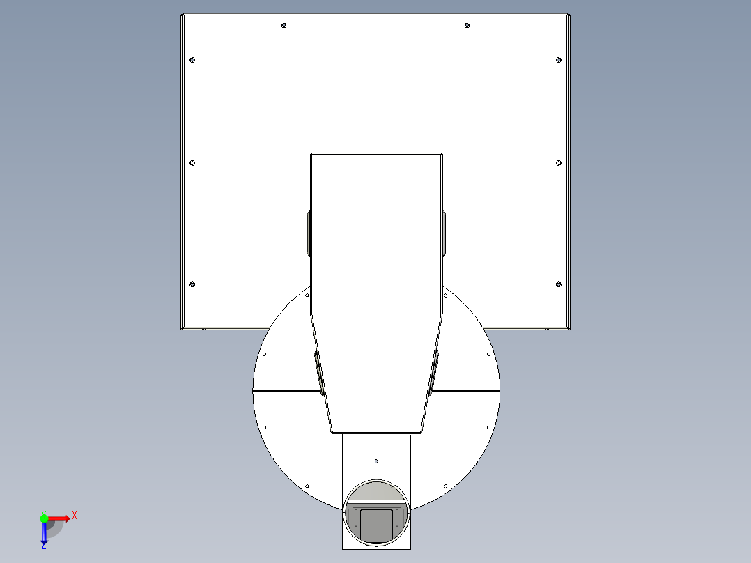 伺服螺旋填料俯视图