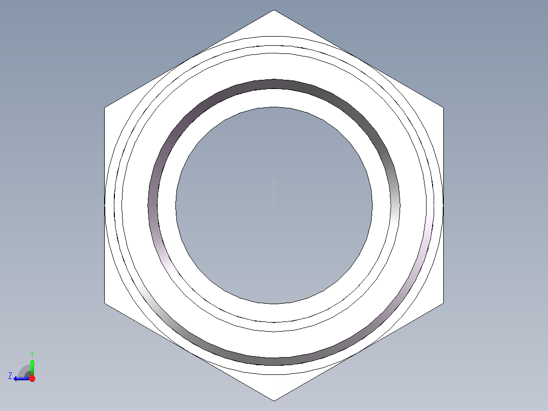 直通接头-G、1D-52右视图