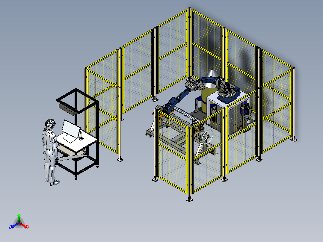 焊接机械手的程序调试模拟