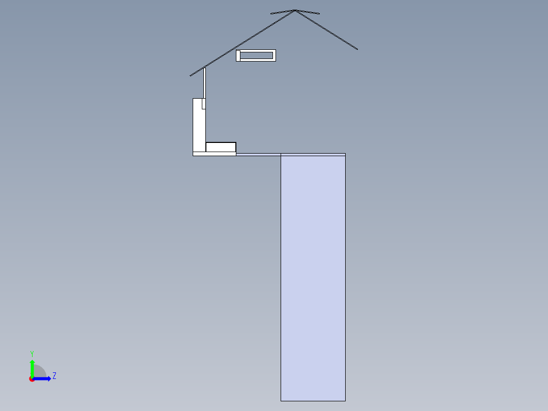 温室、温棚(9)左视图