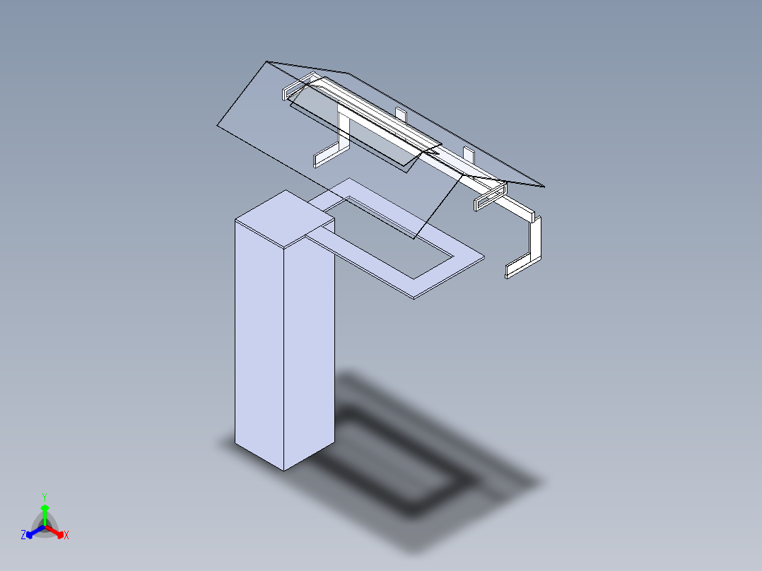 温室、温棚(9)正等轴测图