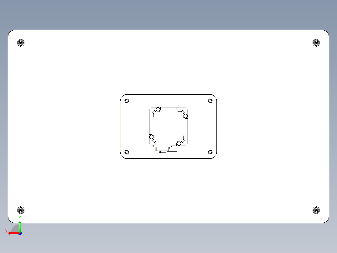 提升机构后视图