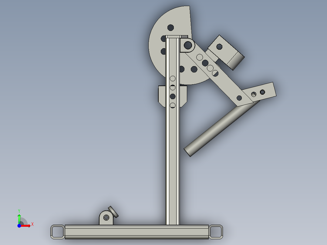 B3004062-立式管材弯曲机前视图