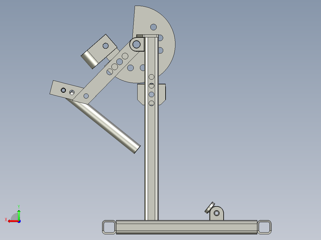 B3004062-立式管材弯曲机后视图