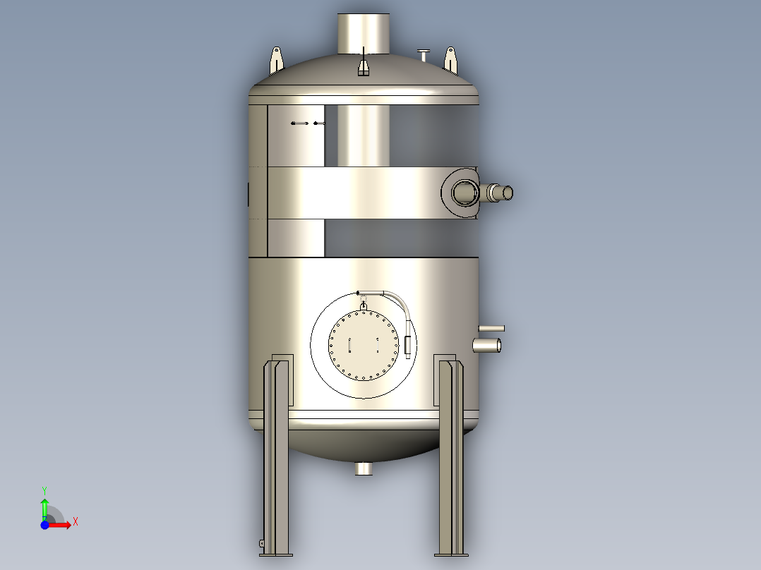 B3004074-压力容器前视图