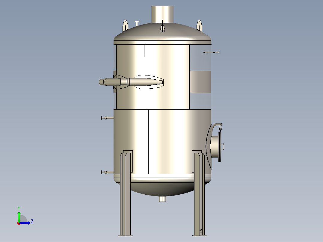 B3004074-压力容器左视图