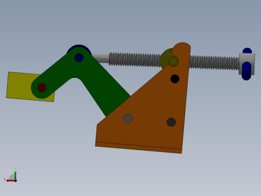 夹紧机构后视缩略图