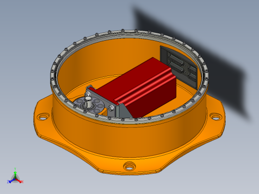 五轴机械手机器人（有内部结构）3D模型