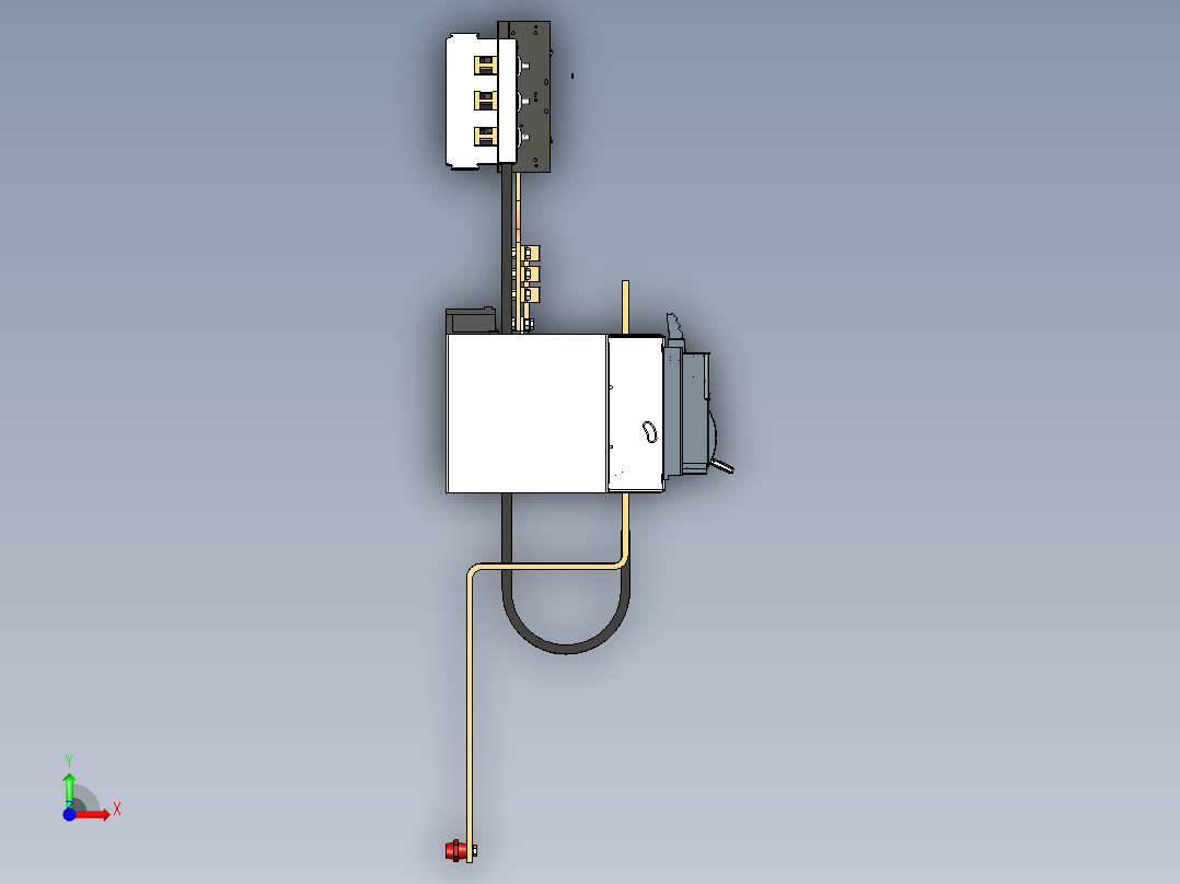 电力系统1600A前视图