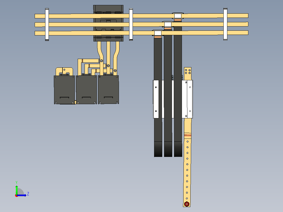 电力系统1600A左视图