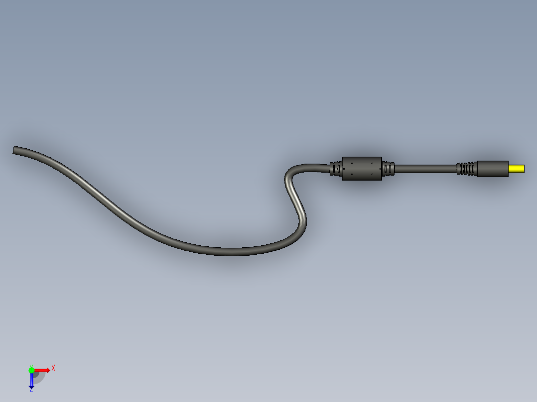 戴尔笔记本电脑充电器头11俯视图
