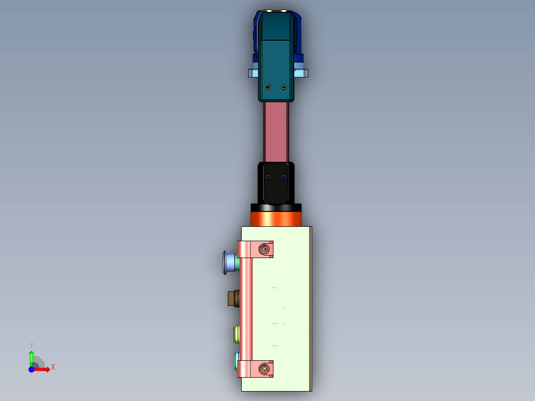 人机界面悬臂AEG01-4460-3_YHD000前视图