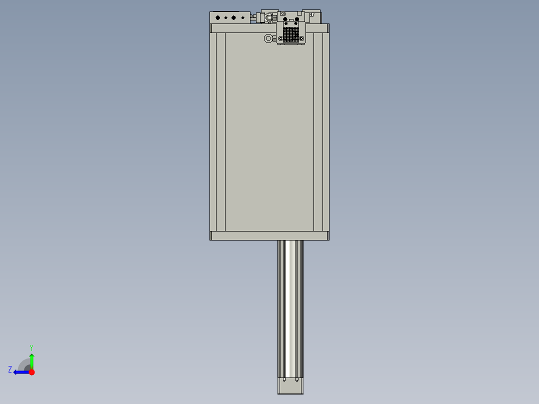 SAWH02-03300-2A0铝片定位机构(左)右视图