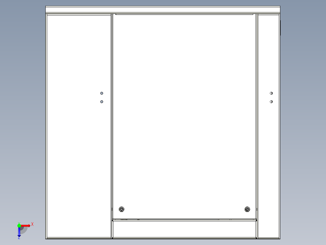 带烘干机的空气压缩机俯视图