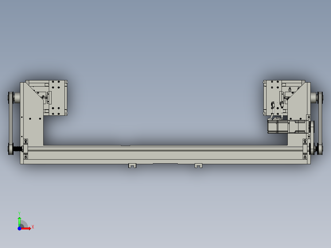 载板装配前视图
