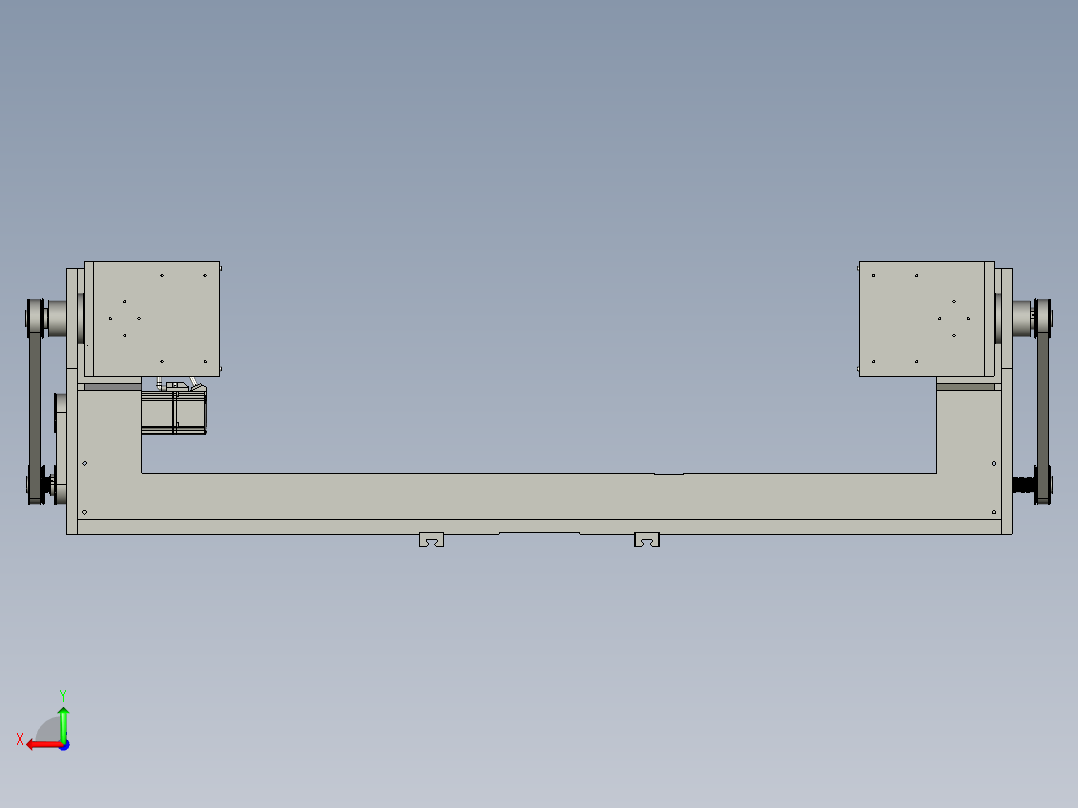 载板装配后视图