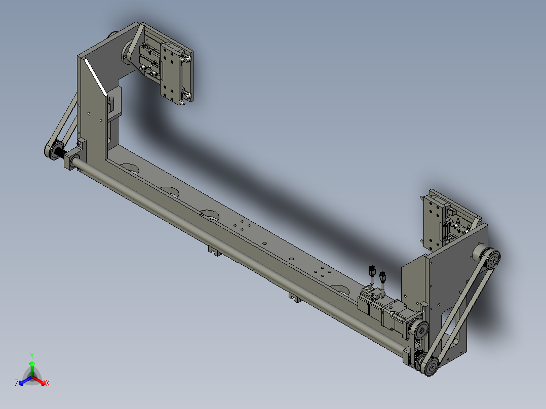 载板装配正等轴测图