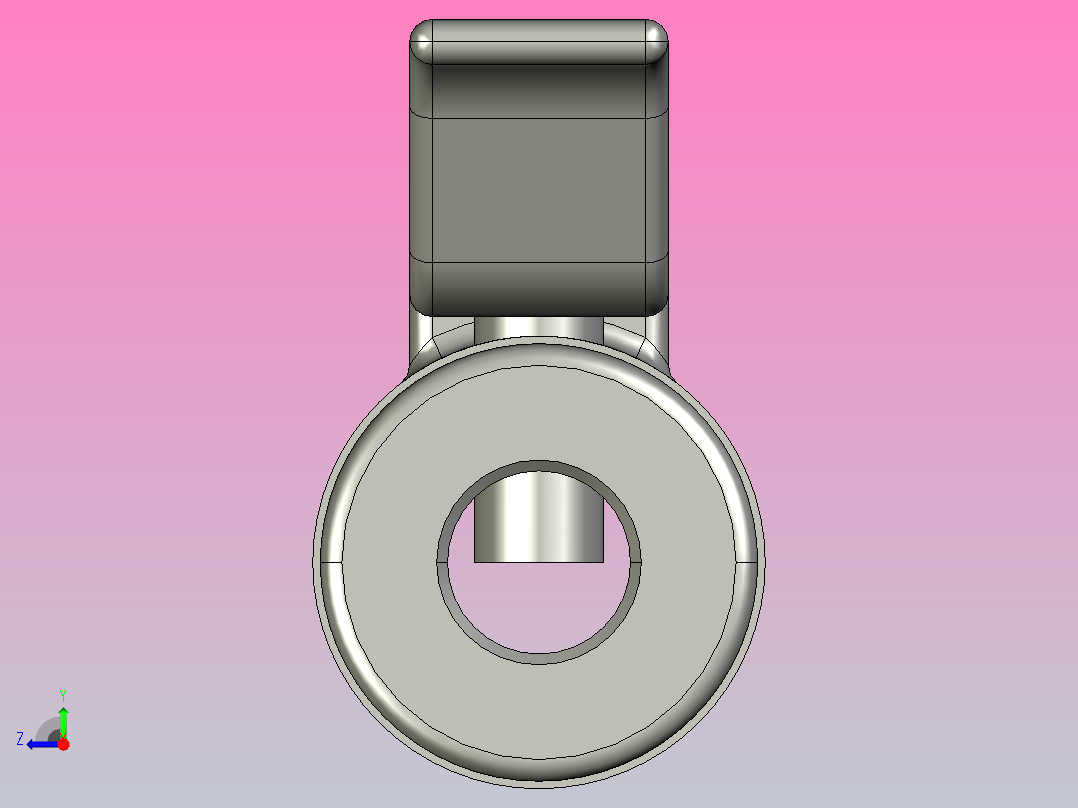 Q21F外螺纹球阀[25]右视图