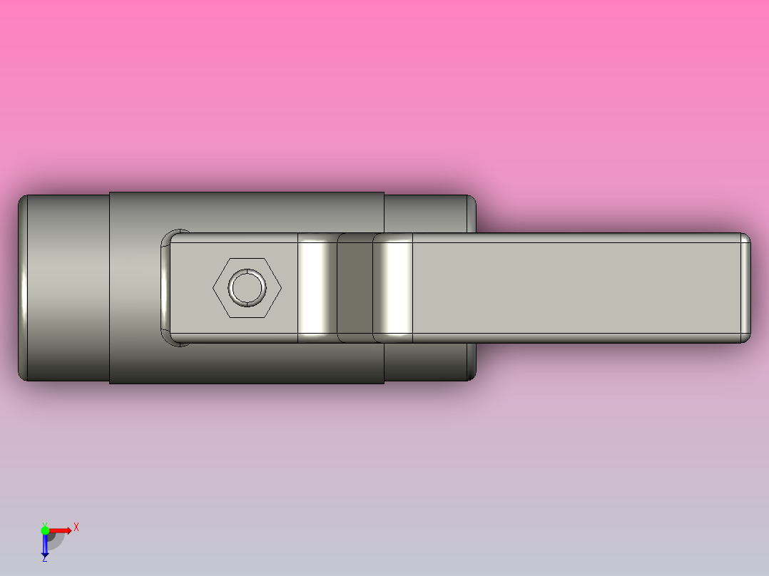Q21F外螺纹球阀[25]俯视图