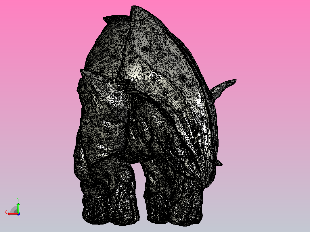 布莱特怪兽后视图