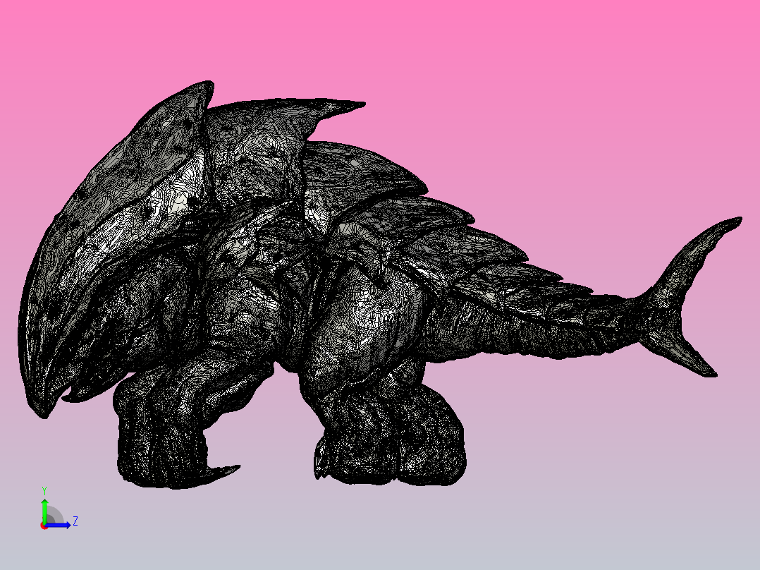 布莱特怪兽左视图