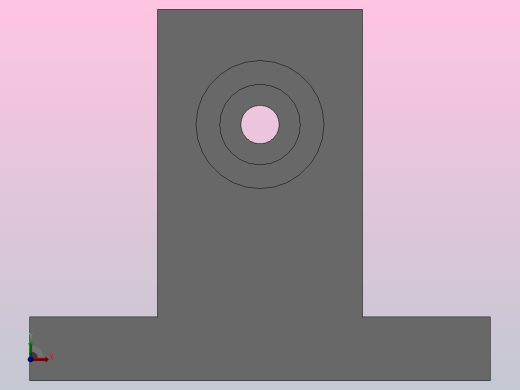 双轴承T型高度选择型轴承座组件_BDTC-623-2Z-20-20-A前视缩略图