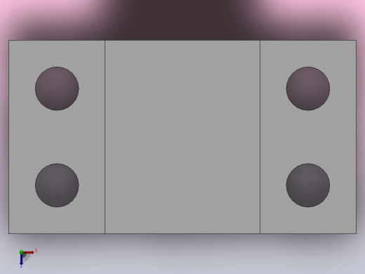 双轴承T型高度选择型轴承座组件_BDTC-623-2Z-20-20-A俯视缩略图