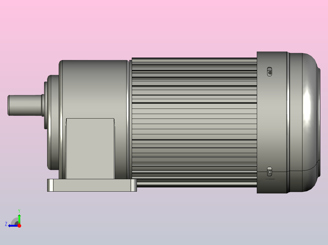 常规小型三相三维1.5KW3#LS三相右视图