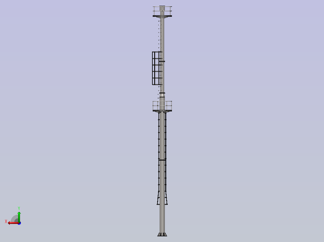 A0005138-港口塔，15米高的港口塔后视图