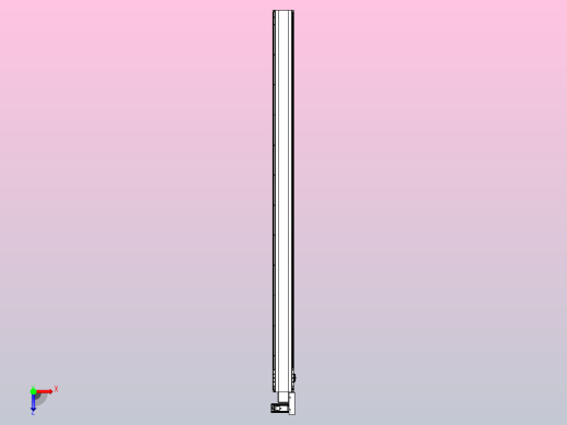 皮带直线轴半封闭可选导轨TPA-HNB-140D-120-L2300-MR-C-P40-N3俯视缩略图