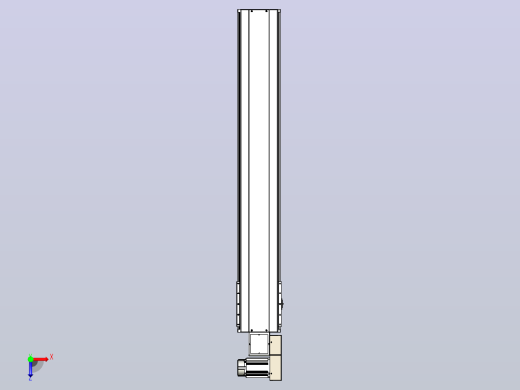 皮带直线轴半封闭可选导轨TPA-HNB-220D-176-L1250-MR-C-P1K-N3俯视缩略图