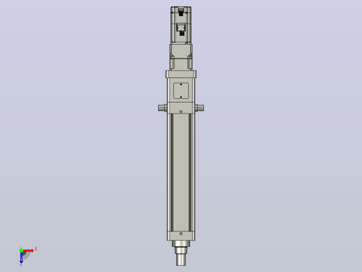 轻载电动缸TPA-ESR100-3210C-L300-M-TC-W-P75-JX-C3俯视缩略图