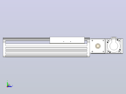 皮带直线轴半封闭可选导轨TPA-HNB-202D-140-L150-MR-C-P75-N3左视缩略图