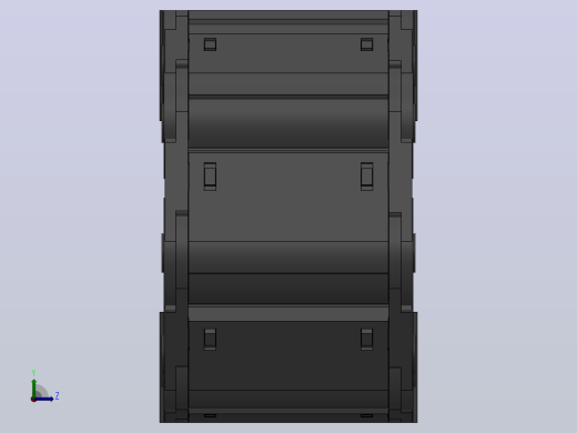 弯曲半径75内高35两侧打开型封闭式拖链_DMD35CD-35-100-75R-30左视缩略图