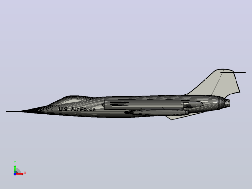Lockheed F-104 Starfighter飞机前视缩略图