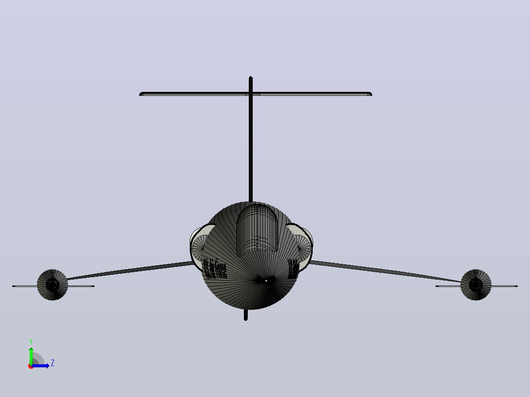 Lockheed F-104 Starfighter飞机左视图