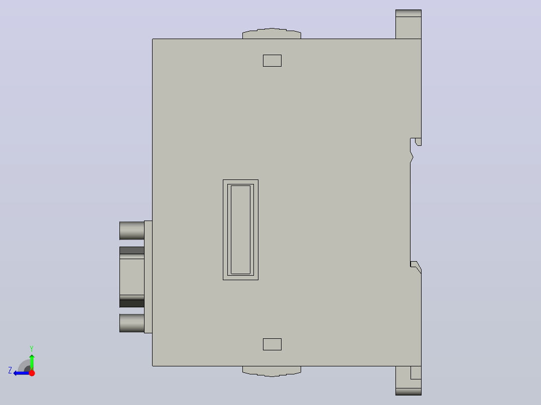 可编程控制器fx3u-232adp_a_stp右视图