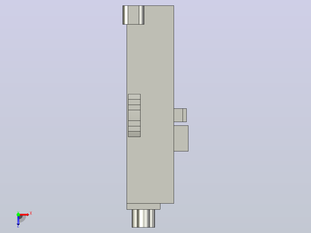 可编程控制器fx3u-232adp_a_stp俯视图