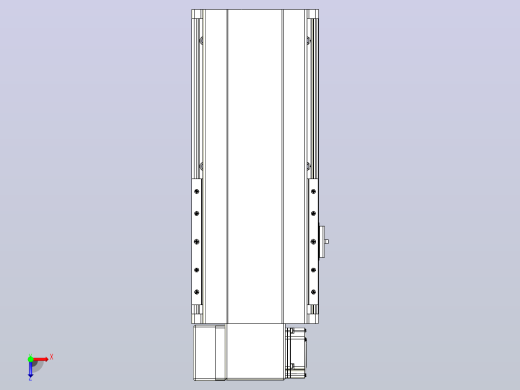 皮带直线轴半封闭可选导轨TPA-HNB-202D-140-L150-LP-C-P75-N3俯视缩略图