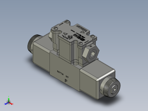 伊顿液压元件DG4V-3S-C-FW-60-AC正等轴测缩略图